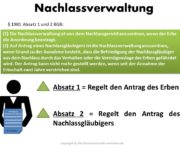 Nachlassverwaltung Definition & Erklärung | Rechtslexikon